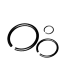 Кольца стопорные наружние круглого сечения 010273D(ф12)