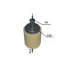 Фильтр топливный бензопилы STIHL, GL, выход Ф8,5 мм (большой, войлочный)